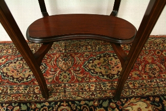 Antique Late Victorian Kidney Shaped Bijouterie Table
