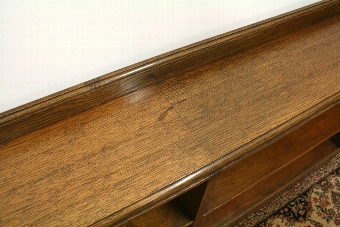 Antique Oak Open Bookcase