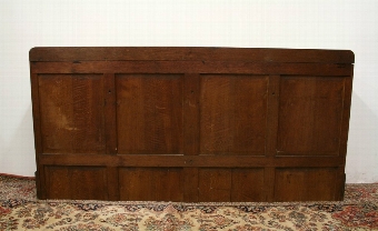Antique Oak Open Bookcase