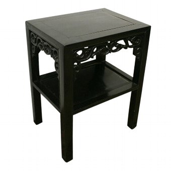 Ebonised Chinese Table