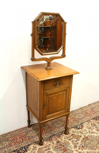 Unusual Oak Dressing Table