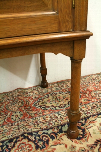 Antique Unusual Oak Dressing Table