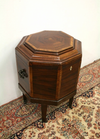 George III Inlaid Mahogany Cellarette