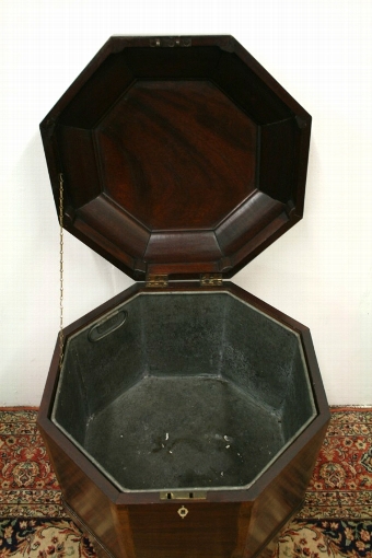 Antique George III Inlaid Mahogany Cellarette