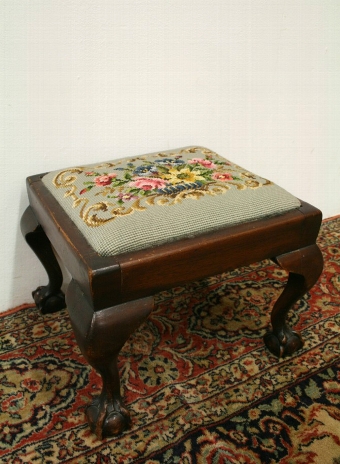 Victorian Miniature Chippendale Style Stool