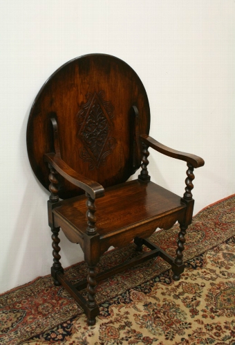 Oak Monks Hall Bench