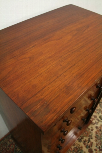 Antique Victorian Walnut Wellington Chest