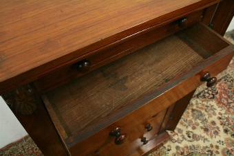 Antique Victorian Walnut Wellington Chest