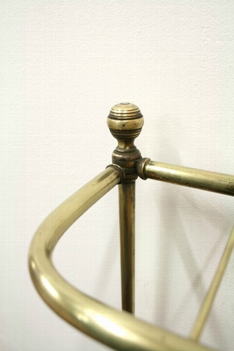 Antique Mid Victorian Brass and Cast Iron Stick Stand
