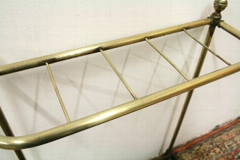 Antique Mid Victorian Brass and Cast Iron Stick Stand