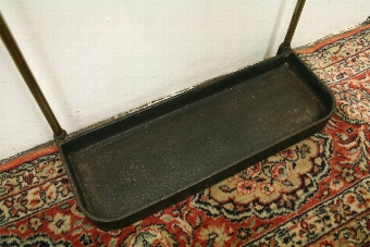 Antique Mid Victorian Brass and Cast Iron Stick Stand