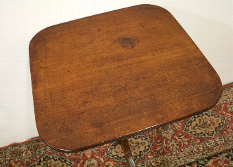 Antique Regency Mahogany Snap Top Occasional Table