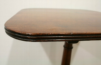 Antique Regency Mahogany Snap Top Occasional Table