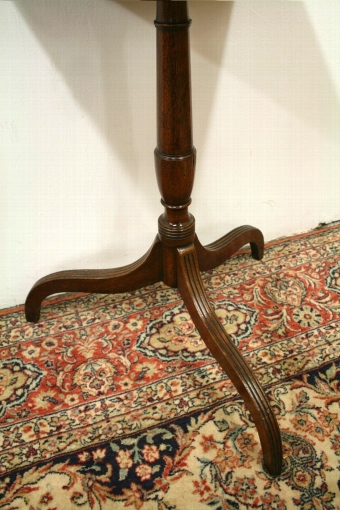 Antique Regency Mahogany Snap Top Occasional Table