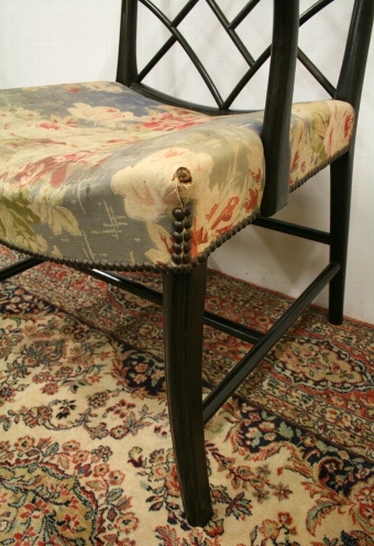 Antique George III Style Mahogany Cockpen Chair