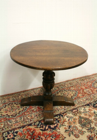 Jacobean Revival Oak Low Occasional Table