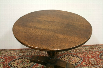 Antique Jacobean Revival Oak Low Occasional Table