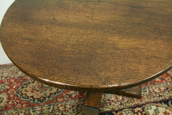 Antique Jacobean Revival Oak Low Occasional Table
