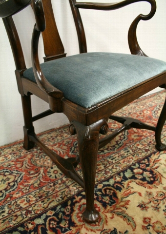 Antique George II Style Mahogany Child's Chair