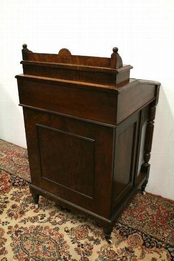 Antique Late Victorian Walnut Davenport