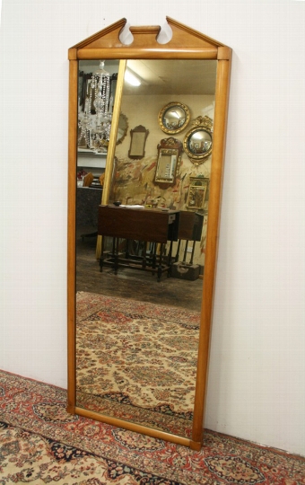 Victorian Satin Birch Mirror