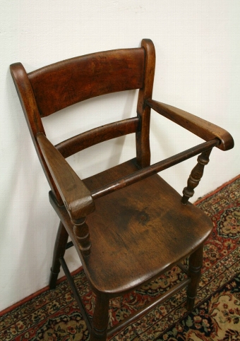 Antique Late Victorian Country Child's Chair