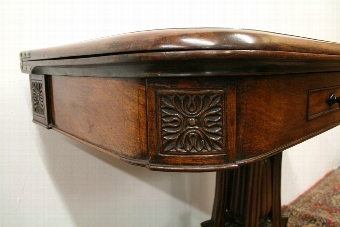 Antique Anglo Indian Fold Over Games Table