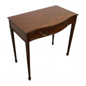 George III Style Serpentine Side Table