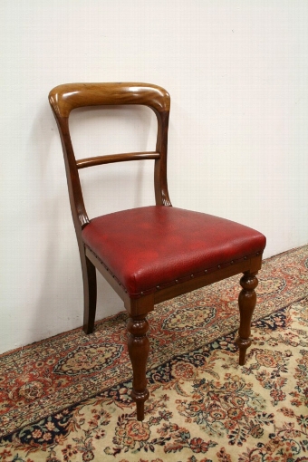 Antique Set of 4 Early Victorian Mahogany Chairs