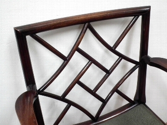 Antique George III Style Cockpen Chair