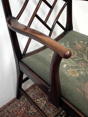 Antique George III Style Cockpen Chair