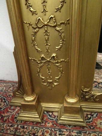 Antique Mid Victorian Gilt Overmantel Mirror