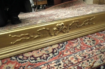Antique Mid Victorian Gilt Overmantel Mirror