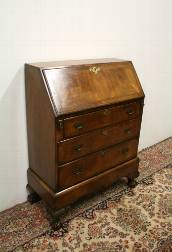George II Style Walnut Bureau