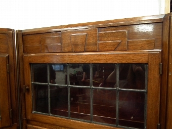 Antique Set of 5 Mahogany Sectional/Stacker Bookcases