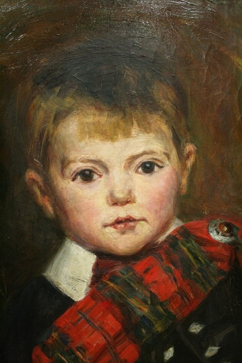 Antique Portrait of a Wee Laddie