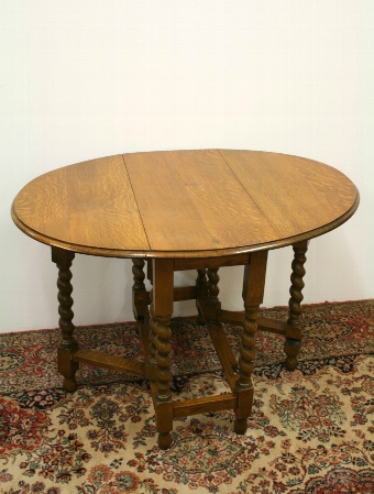 Jacobean Style Oak Gate Leg Table