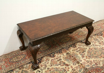 Burr Elm Rectangular Coffee Table