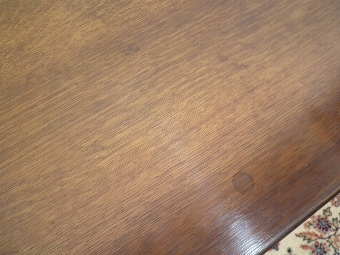 Antique Large Solid Oak Rectangular Coffee Table