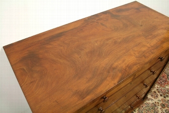 Antique Mid Victorian Mahogany Chest of Drawers