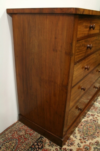 Antique Mid Victorian Mahogany Chest of Drawers