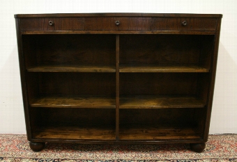 Art Deco Oak Open Bookcase