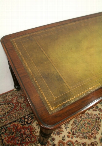 Antique Mid Victorian Mahogany Writing Table