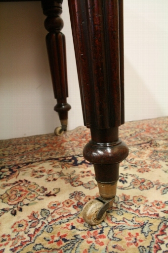 Antique Mid Victorian Mahogany Writing Table