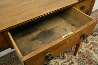 Antique George III Breakfront Mahogany Side Table