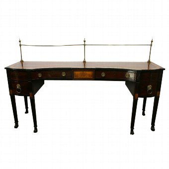 George IV Mahogany Inlaid Sideboard