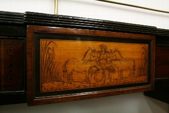 Antique George IV Mahogany Inlaid Sideboard