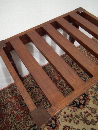 Antique Walnut Luggage Rack