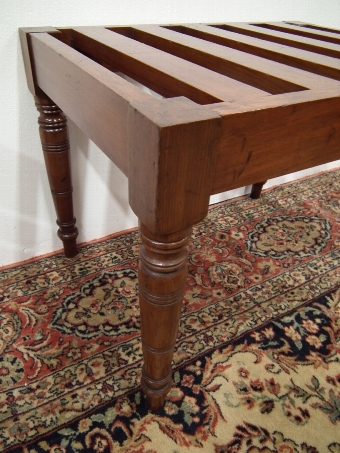 Antique Walnut Luggage Rack