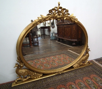 Early Victorian Gilt Overmantel Mirror